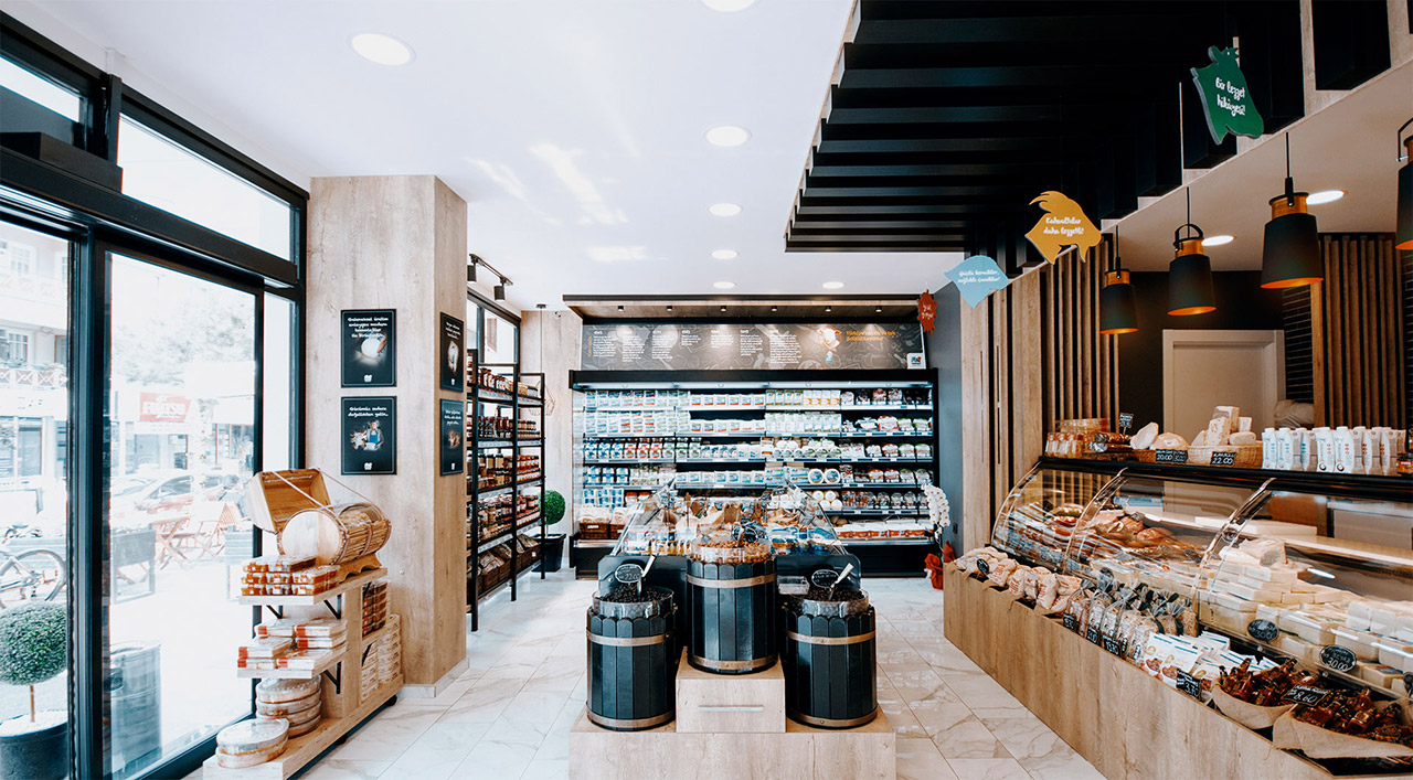 modern deli design